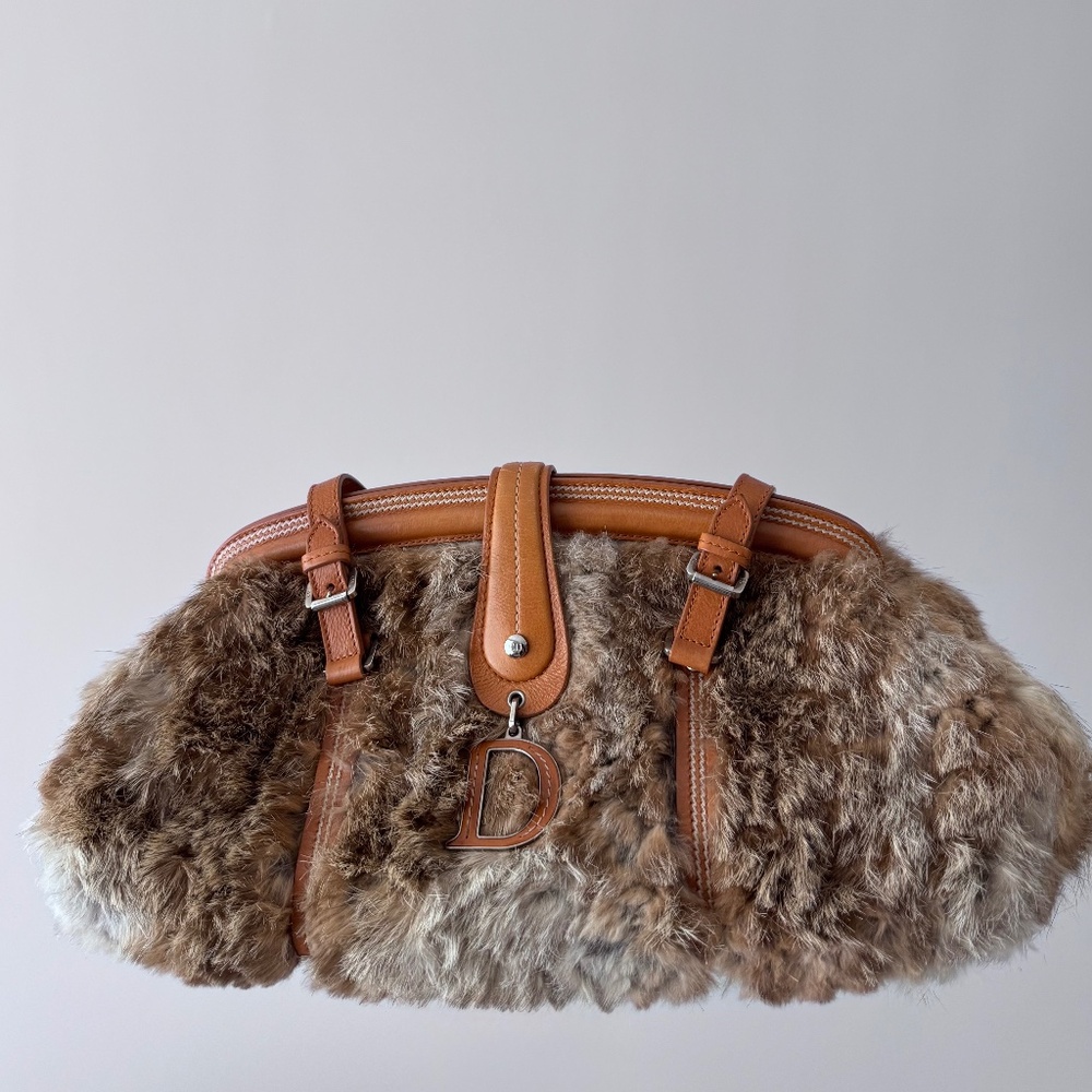 DIOR Rabbit Fur Large D Bag

Vintage 2005 Rare